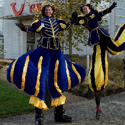 Actor Amsterdam  (NL) Stilted Piet: Thin & Big Pete