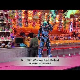 Actor Spijkenisse  (NL) Blu Stilt Walker Led Robot