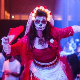 Animatie Den Haag  (NL) Dias de los muertos steltenlopers