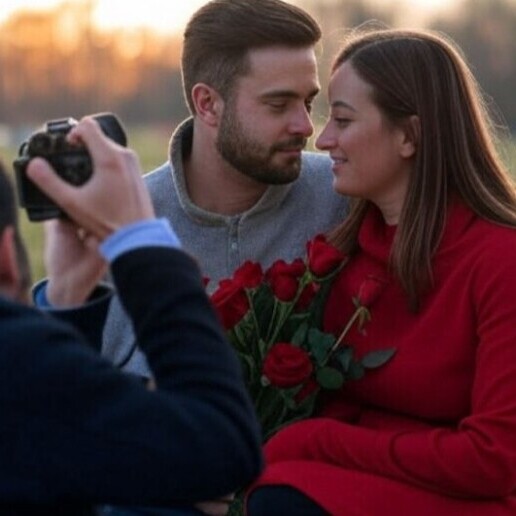 Valentijnsdag fotoshoot