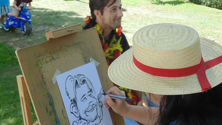 Caricaturist Maggy.