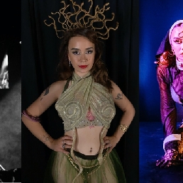 Danser Beesd  (NL) Burlesque act - Serpent Sensatie